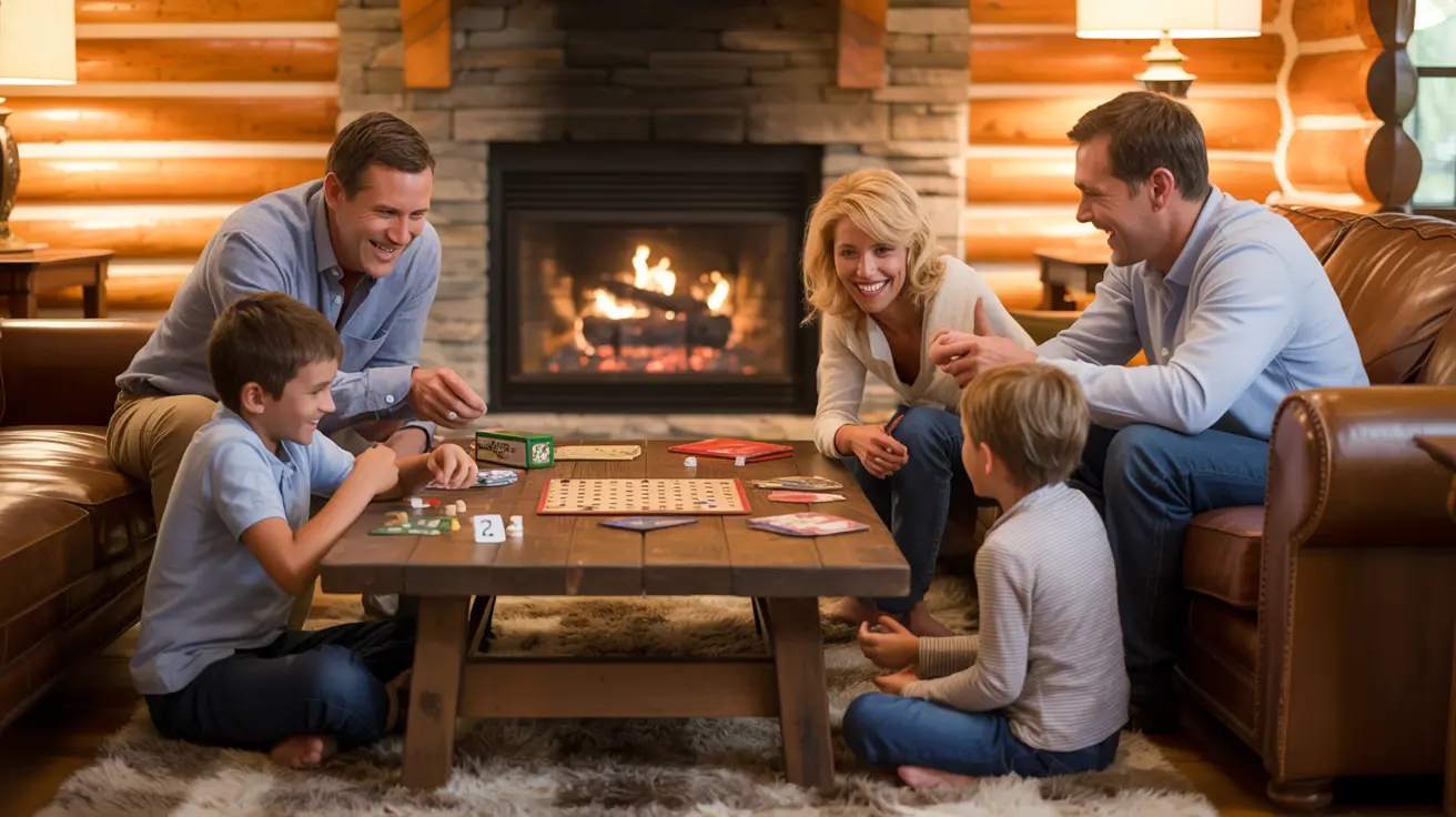 Family Cabin Moment