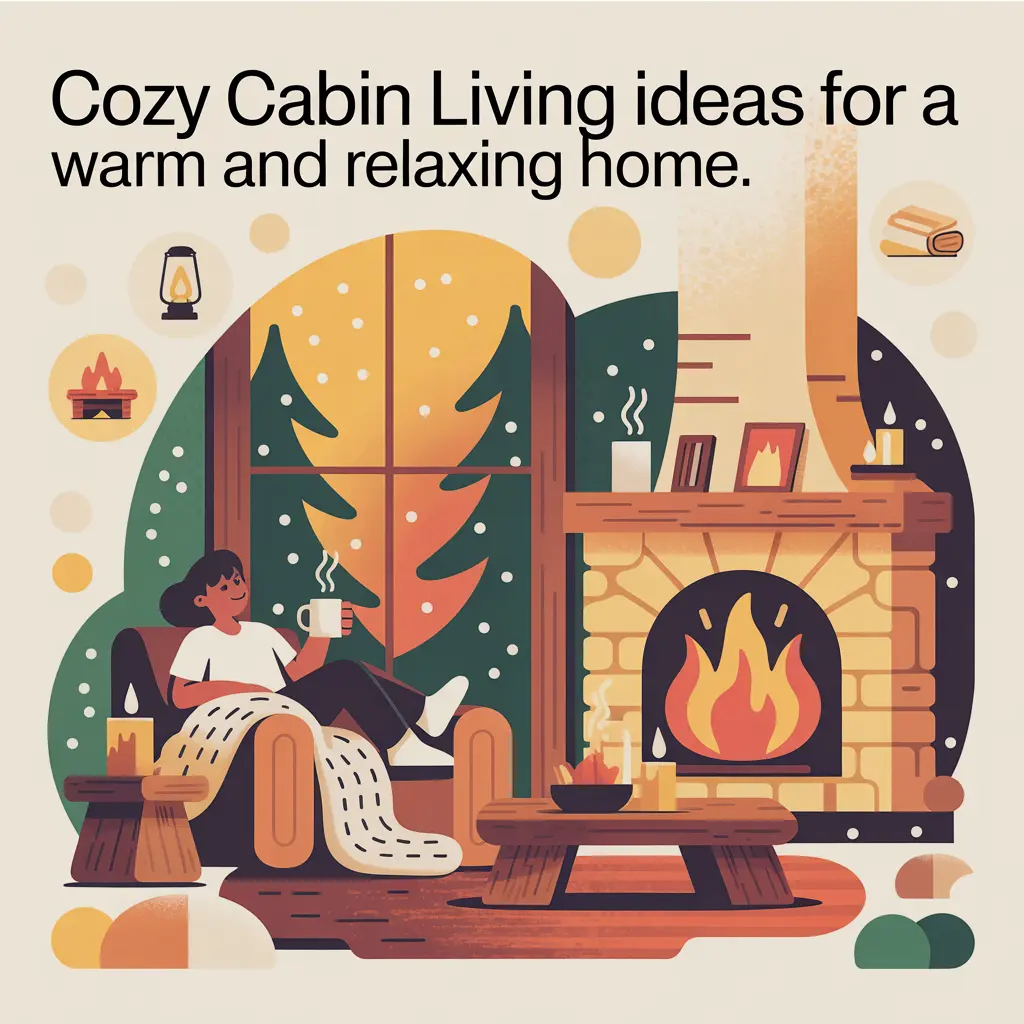 Cozy Cabin Living Ideas for a Warm and Relaxing Home