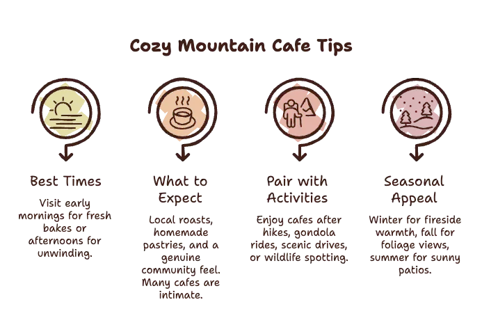 Tips for Visiting Cozy Mountain Cafes