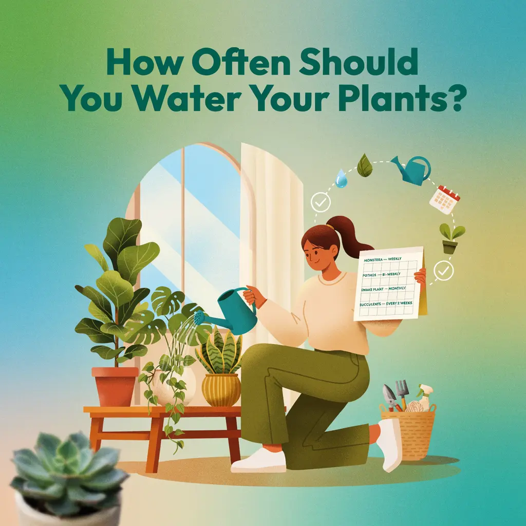How Often Should You Water Your Plants? A Complete Guide for Every Plant Type