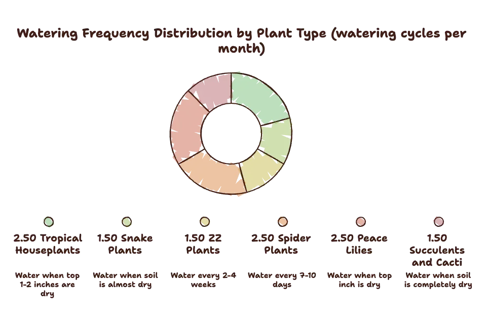 Watering Frequency by Plant Type