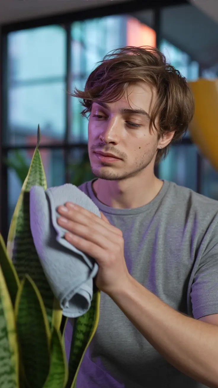 Cleaning Leaves