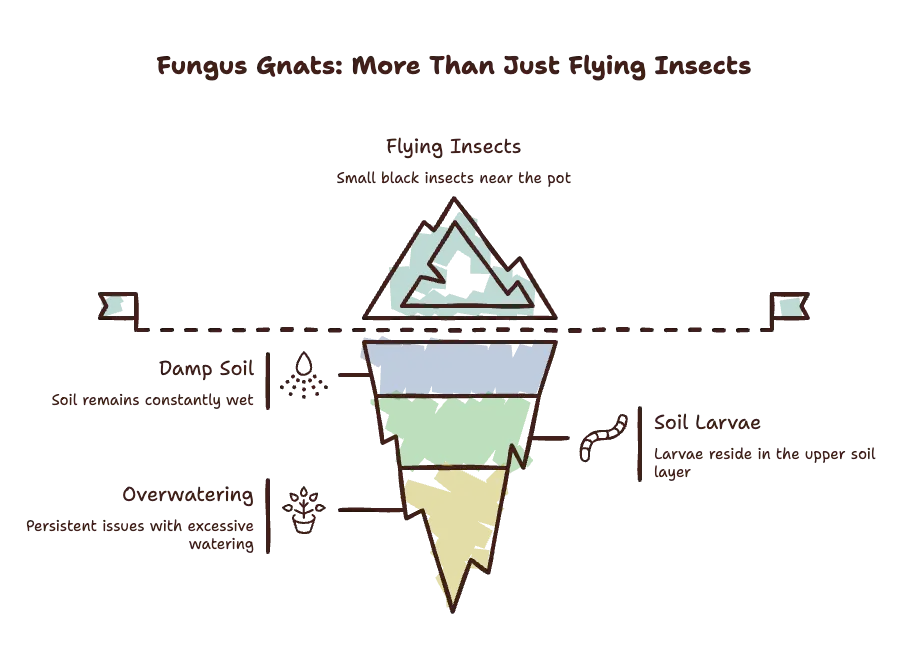 Signs of Fungus Gnats