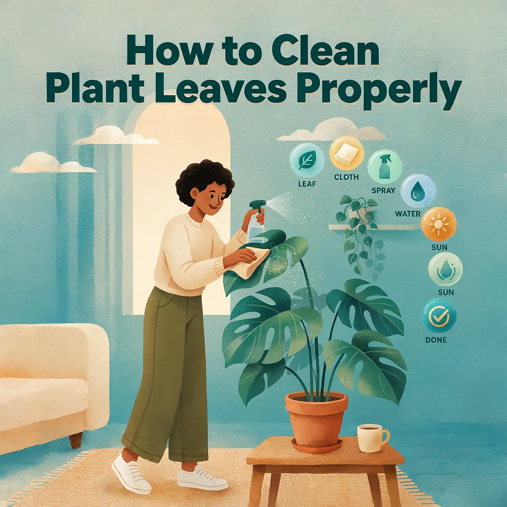 How to Clean Plant Leaves Properly: Why It Matters and the Best Methods to Use