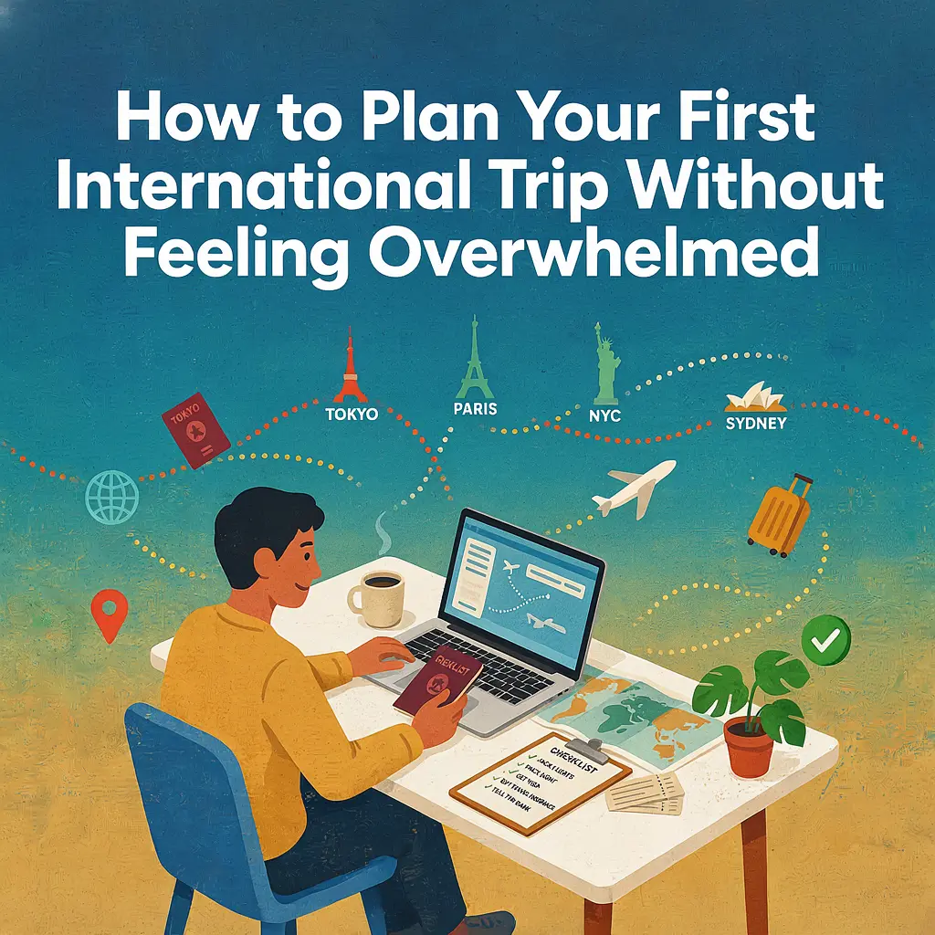 How to Plan Your First International Trip Without Feeling Overwhelmed