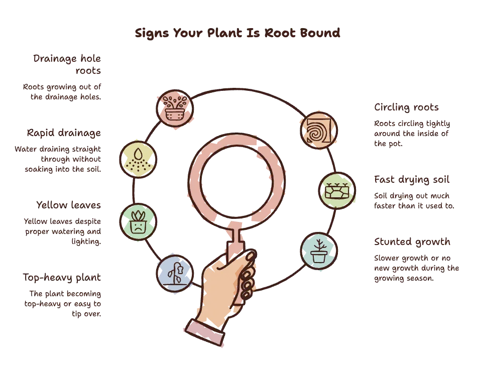 Signs Your Plant Is Root Bound