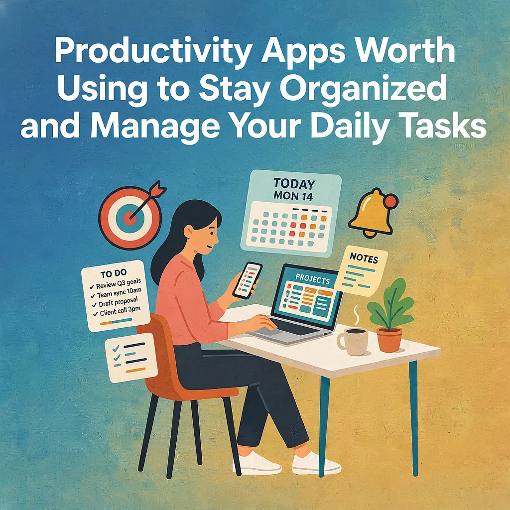 Productivity Apps Worth Using to Stay Organized and Manage Your Daily Tasks