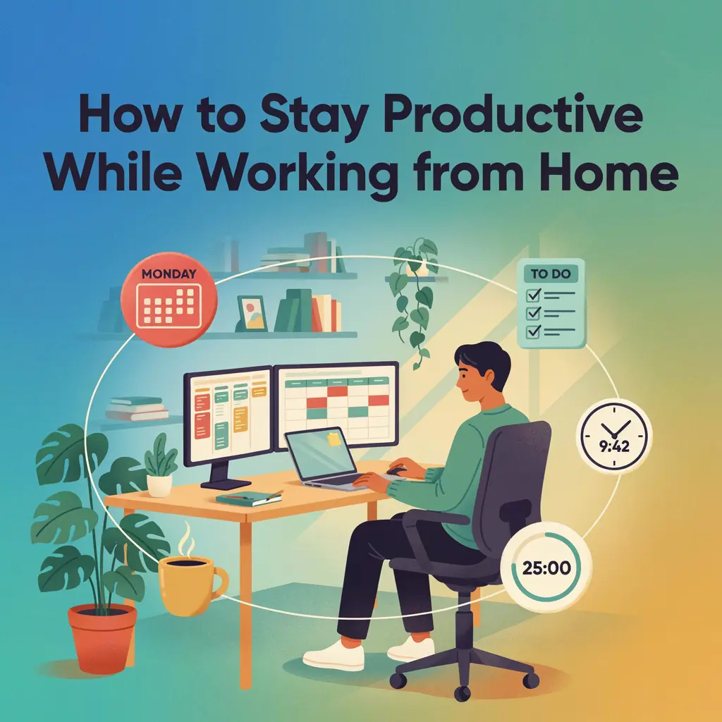 Remote Work Best Practices: How to Stay Productive While Working from Home