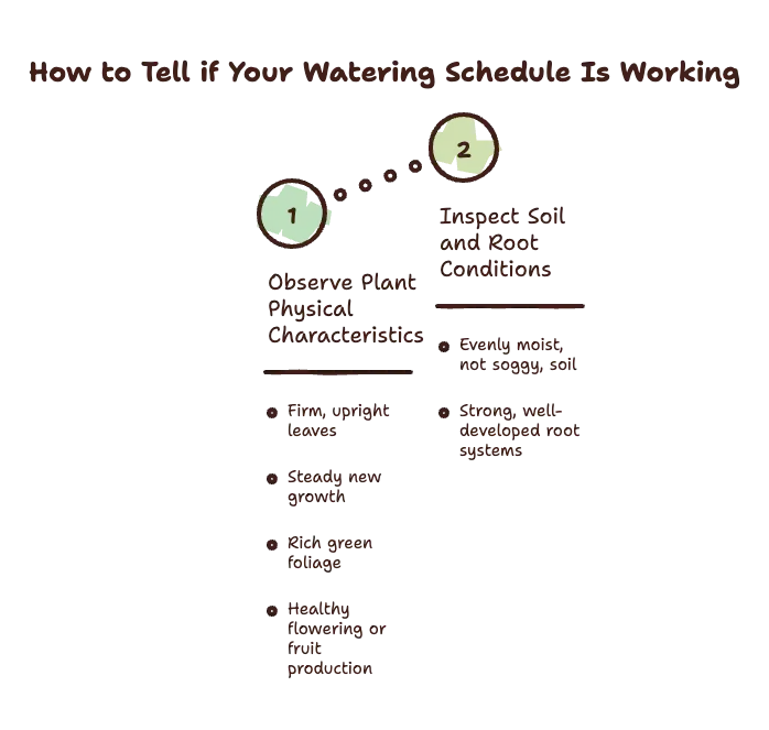 How to Tell if Your Watering Schedule Is Working