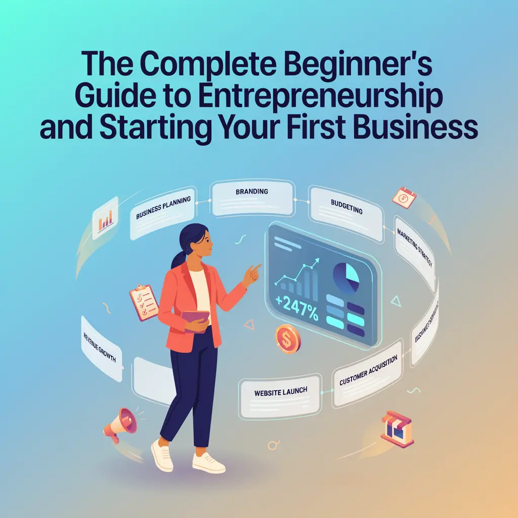 The Complete Beginner's Guide to Entrepreneurship and Starting Your First Business