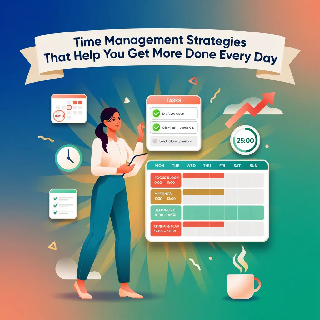 Time Management Strategies That Help You Get More Done Every Day